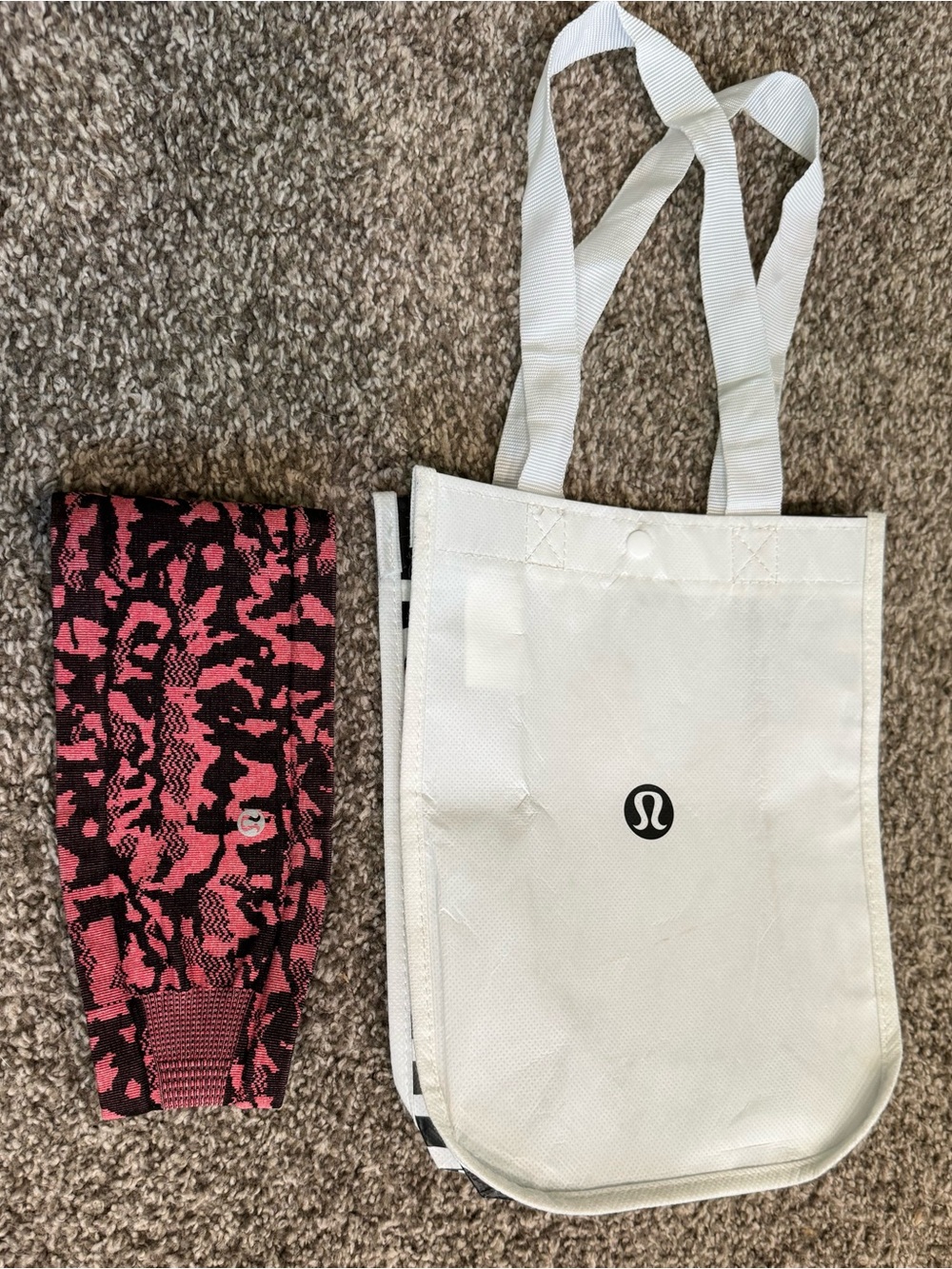 lululemon athletica Pink and Black Knit Headband - Picture 7 of 13